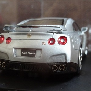 ■HPI 1/43 日産GT-R R-35 2007年初期型 アルティメイトメタルシルバー 定形外送料510円! NISSAN Ultimate Metal Silver 8404 ニッサンの画像6