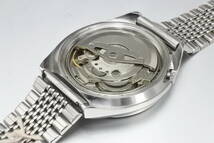 アクタスの中珍しいモデル☆1974年 SEIKO 5 ACTUS 6106-8680 　23石　自動巻紳士腕時計　国産名機高級品_画像7