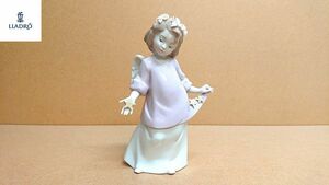 N-77 廃盤 希少 LLADRO リヤドロ 6924 星の天使 女の子 フィギュリン スペイン 西洋磁器 人形 置物 star girl figurine object SPAIN 
