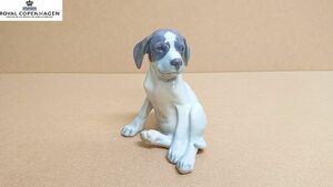 N-90 ROYAL COPENHAGEN ロイヤルコペンハーゲン ポインターパピー 犬 フィギュリン 陶磁器 置物 デンマーク Dog Pointer puppy figurine