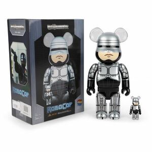 新品未開封 BE@RBRICK ロボコップ　100%&400%メディコムトイ MEDICOM TOY BE@RBRICK ROBOCOP 100％ & 400％