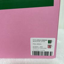 送料無料☆marimekko 250ml マリメッコ ウニッコ マグカップセット ピンク×グリーン 70周年_画像3