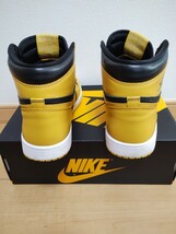 USED NIKE AIR JORDAN1 RETRO HIGH OG US10.5 555088-701 POLLEN エアジョーダン1 ポレン 28.5cm _画像5