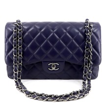 シャネル CHANEL マトラッセ マトラッセ30 デカマトラッセ デカマト バッグ ショルダーバッグ ラムスキン パープル 紫 シルバー金具_画像3