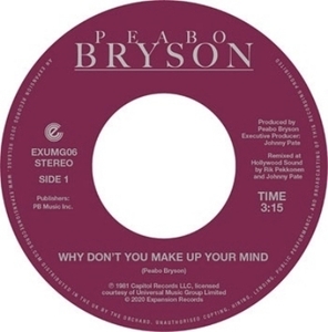 【新品/新宿ALTA】Peabo Bryson/Why Don't You Make Up Your Mind / Paradise (7インチシングルレコード）(EXUMG06)