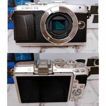 ほぼ未使用 OLYMPUS PEN E-PL7 EZダブルズームキット シルバー_画像3