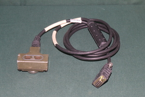 沖縄米軍使用 無線機用 ケーブル FALCON3 MANPACK COMPUTER DB9 中古 約1m75cm 動作未確認 装備用 資料用 コレクションなどに