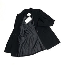 23PS Mame Kurogouchi マメクロゴウチ Suit Jacket 1Bテーラードジャケット ブラック 3 MM23PS-JK734_画像4