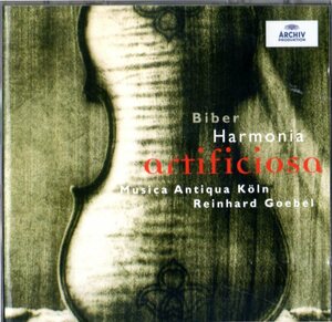 2CD (即決) ハインリッヒ・ビーバー/ 「HarmoniaArtificiosa」/ vl.ラインハルト・ゲーベル他