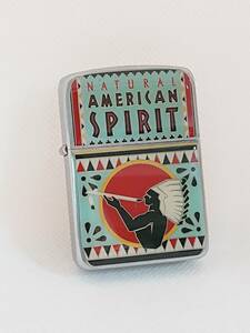 【未使用品】NATURAL AMERICAN SPIRIT アメリカンスピリット 表面デザイン、クリアエポコーティング加工2面柄 1941年 復刻モデル アメスピ