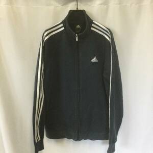 【N1】adidas (アディダス) トラックジャケット ネイビー CLIMALITE ジャージ ジャケット JKT 古着 00‘s古着 アメリカ古着 古着卸 