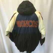 【N33】★PRO PLAYER★ プロ プレイヤー パファー ジャケット 90‘s NFL BRONCOS ブロンコス ストリート スポーツ 古着 古着卸_画像3