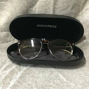 ［☆H no22-6］★新品未使用★ DSQUARED2 メガネフレーム 56□16-145 コストコ仕入れ 定価24800円 イメチェン プレゼント フリマ 