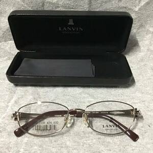 ［☆H no30-7］★新品未使用★ LANVIN ランバン メガネフレーム コストコ仕入れ 定価24800円 51□16-135 イメチェン プレゼント フリマ 