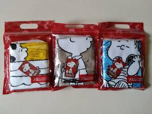  unopened new goods * beautiful goods [ postage included ] Snoopy Mate tei Lee towel all 3 kind set 