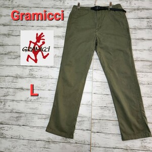 グラミチ GRAMICCI NNパンツ ニューナローパンツ ジャストカット クロップド L オリーブ エヌエヌパンツ クライミング ストレッチ 8817-FDJ