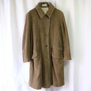 UNDERCOVER 98SS DRAPE期 パイル地コート アンダーカバー 初期　ジャケット　古着屋　ロングコート ビンテージ　90s デザイナーズ