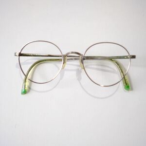 【1930〜50s】アンティーク　丸眼鏡　ビンテージ　昭和レトロ　古道具眼鏡 メガネフレーム メガネ ヴィンテージ
