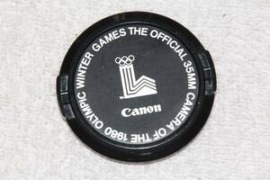 キヤノン CANON 1980 冬季オリンピック レンズキャップ C-52mm （THE OFFICIAL 35MM OF THE CAMERA 1980 OLYMPIC WINTER GAMES）