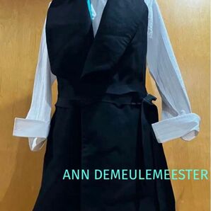 【未使用】アンドゥムルメステール ANN DEMEULEMEESTER ジレ風 ストール