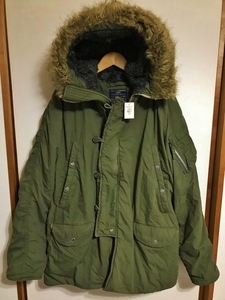 新品 デッドストック 2000s Y2K ABERCROMBIE&FITCH アバクロンビー＆フィッチ N-3B ミリタリージャケット フライトジャケット alpha avirex