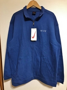 90s 新品 未使用 NIKE ナイキ デッドストック フルジップ スウェットジャケット ボンバージャケット ブルゾン トレーナー usa polo ralph