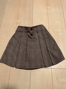 【BeBe】SLAP SLIP スカート風ショートパンツ　130cm