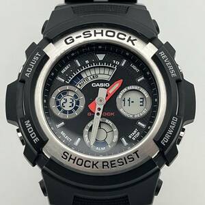 CASIO G-SHOCK ANALOG-DIGITAL AW-590 SERIES AW-590-1AJF 2007年7月発売 二都市の時刻を表示できる ロングセラー