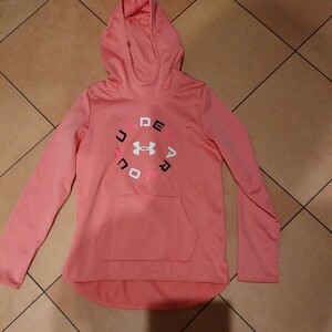  Under Armor reverse side nappy 140 girl sweatshirt Parker sweat pink reverse side nappy 