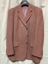 ☆ハケット Hackett London ツイード　ブラウン　茶色　ジャケット_画像1