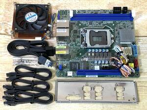★ASRoCK Rack LGA1151 USB3.0 DDR4 M.2 Mini-ITXマザー サーバーボード E3C246D2I 良品とても美品★