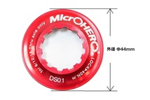 【即納】【軽量26g】MicrOHERO CNC アルミ合金製 6穴ローター/センターロック式ローター　ローター変換アダプター　 DS01 ブラック_画像3