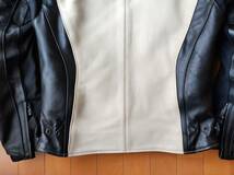 ★HYODレザージャケット ST-X LEATHER MINERVA D3O Mサイズ ivory/black★_画像8