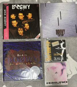 BOOWY ボウイ　LP レコード　シングル　モラル　LAST GIGS DAKARA marionnette Angel 氷室京介　布袋寅泰　松井常松　高橋まこと