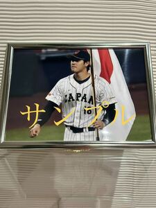 大谷翔平　WBC 決勝戦入場セレモニー。フレームカラー銀色A4サイズ　他にも多数出品してますので是非ご覧下さい。