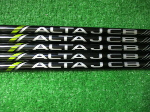 中古品★ピンのアイアンから抜いたALTA J CB（UST Mamiya）SR 7～S 5本セット