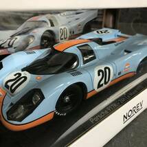 美品 NOREV LIMITED EDITION 2000pcs ノレブ 1/18 ポルシェ Porsche 917K Gulf Porsche 24H Le Mans ルマン 1970 187584 #20_画像1