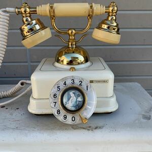  telephone vessel antique genuine article goods use item Showa Retro interior 