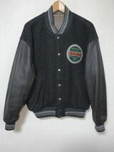 激レア 5段 80'sビンテージ MEN'S BIGI メンズビギ スタジャン 袖革 レザー ワッペン 90's 70's PAZZO アメカジ VAN パパス_画像4