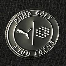 新品★PUMA GOLF プーマ ゴルフ 左胸ビッグロゴ 吸汗速乾 長袖モックネックシャツ★ブラック★サイズM★送料185円_画像4