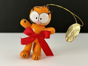 USA ヴィンテージ ガーフィールド 木製 ウッド オーナメント Garfield Dakin [ga-540]ヴィンテージ