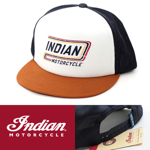 キャップ 帽子 メンズ 平ツバ インディアン モーターサイクル Indian Motorcycle High Profile Retro Trucker Hat マルチ 2860755 USA