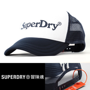 メッシュキャップ 帽子 メンズ SUPERDRY 冒険魂 Vintage Graphic Trucker Cap ネイビー 16130019 ヨーロッパ イギリス ブランド