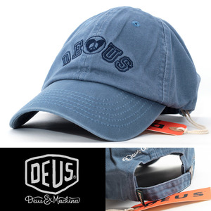 ローキャップ 帽子 メンズ デウス エクス マキナ Deus Ex Machina Active Dad Cap ブルー系 DMP237872-BLH ブランドロゴ