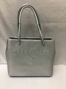 20231125【MARC JACOBS】マークジェイコブス トートバッグ レザー シルバー m0011046