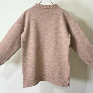 希少《 Mint (Dead) / Old Tag / Size 42 》80s 超極上品【 GUERNSEY WOOLENS 旧タグ ビンテージ アイボリー ガンジーセーター 英国製 】の画像10