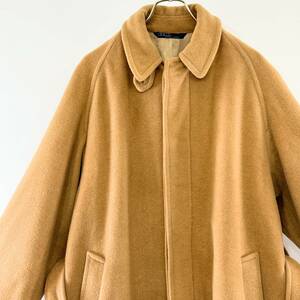 希少《 Good Condition / Bergdorf Goodman 》80s 90s 美品【 Ralph Lauren 一枚袖 ベージュ ウール バルマカーンコート ビンテージ 】 