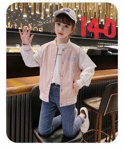 日本未発売　ステラルー　スタジャン　上着　ジャケット　子供用　140センチ　ピンク