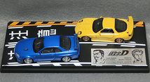 1/64スケール 頭文字D セット Vol.8「高橋啓介 マツダRX-7[FD3S]& 星野好造 日産スカイラインGT-R[R34]」　*MODELER’S製　　*04_画像2