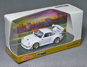 ポルシェ911GT2（ホワイト）　*1/64スケール　*TARMAC WORKS & シュコー製　*品番T64S-004-WH　　*04